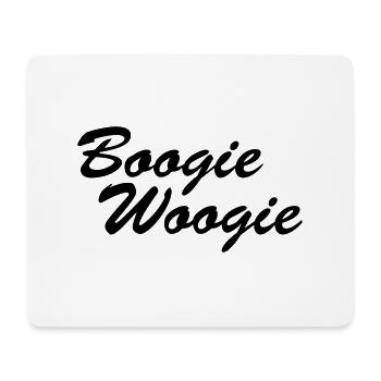 Boogie Woogie Schriftzug - Mousepad (Querformat) - Weiß - Vorne