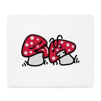 Drugs mushrooms - Mouse Pad (horizontal) - white - Front