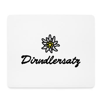 T-shirt comme un substitut pour Dirndl - Tapis de souris (format paysage) - blanc - Devant