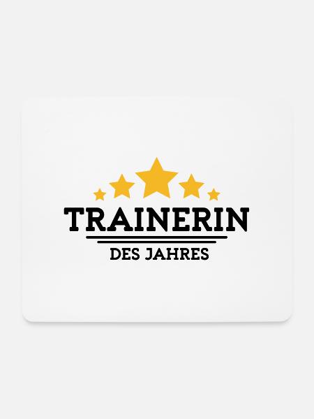 trainerin des Jahres - Mousepad (Querformat) - Weiß