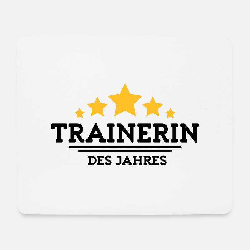 trainerin des Jahres - Mousepad (Querformat) - Weiß