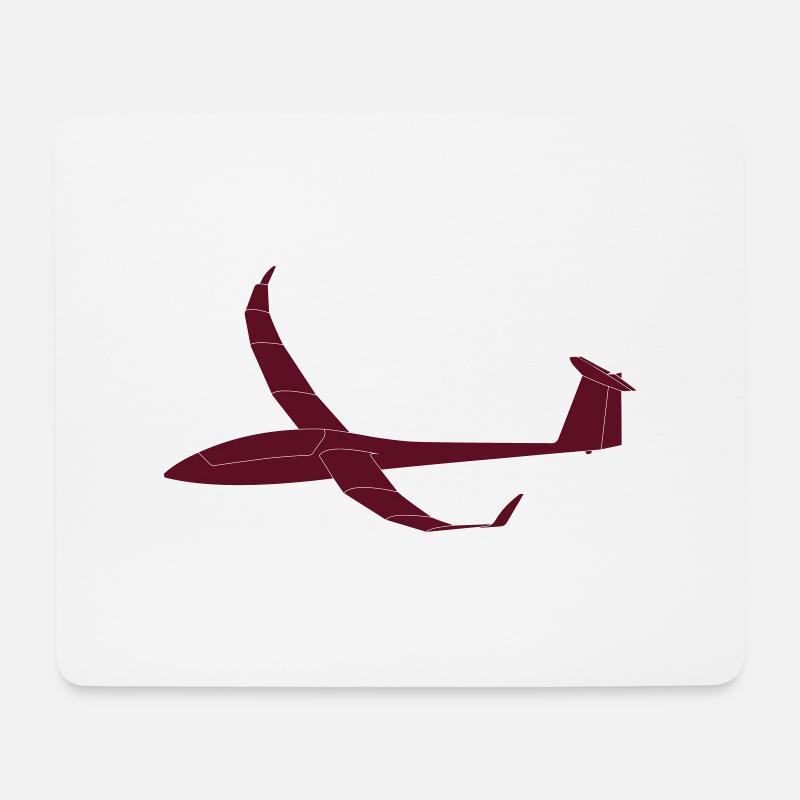Arcus Segelflugzeug - Mousepad (Querformat) - Weiß
