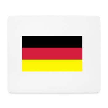 deutschlandflagge - Mousepad (Querformat) - Weiß - Vorne