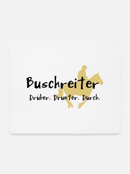 2541614 10447405 Buschreiter - Mousepad (Querformat) - Weiß