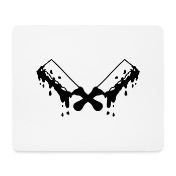 bloody_cleavers - Mouse Pad (horizontal) - white - Front