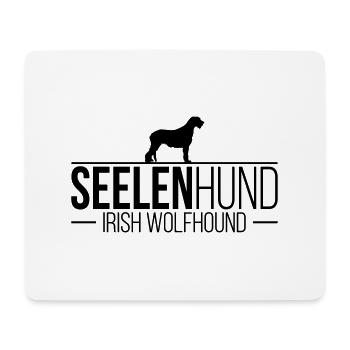 IRISH WOLFHOUND Seelenhund Hundespruch Wilsigns - Mousepad (Querformat) - Weiß - Vorne