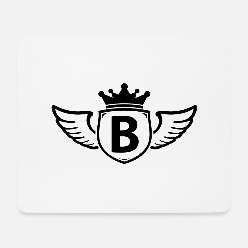 b - Mousepad (Querformat) - Weiß