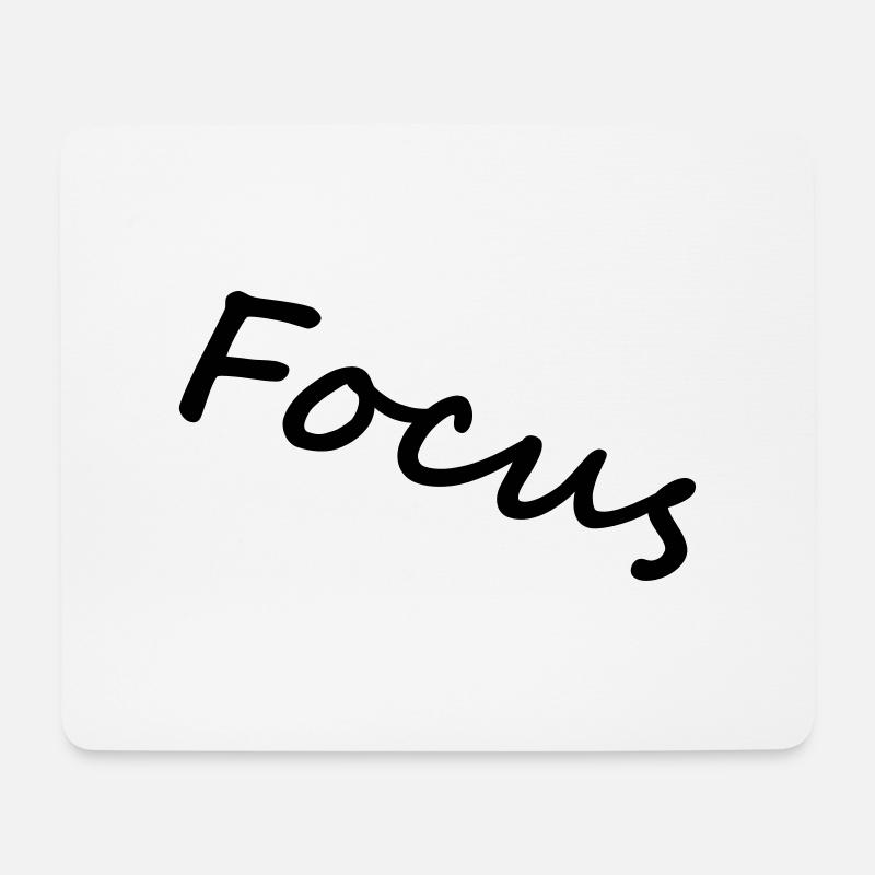 Focus - Mouse Pad (horizontal) - white
