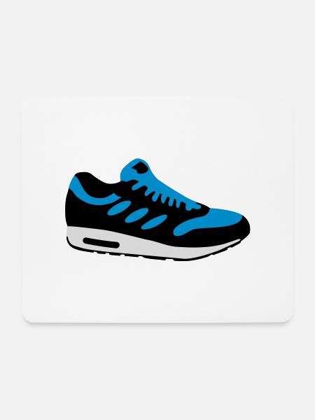 schuh__f3 - Mousepad (Querformat) - Weiß