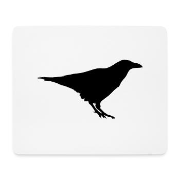 Crow - Mouse Pad (horizontal) - white - Front