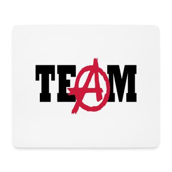 a team graffiti - Mousepad (Querformat) - Weiß - Vorne