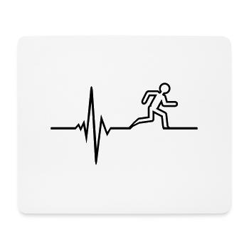 runner - Mouse Pad (horizontal) - white - Front