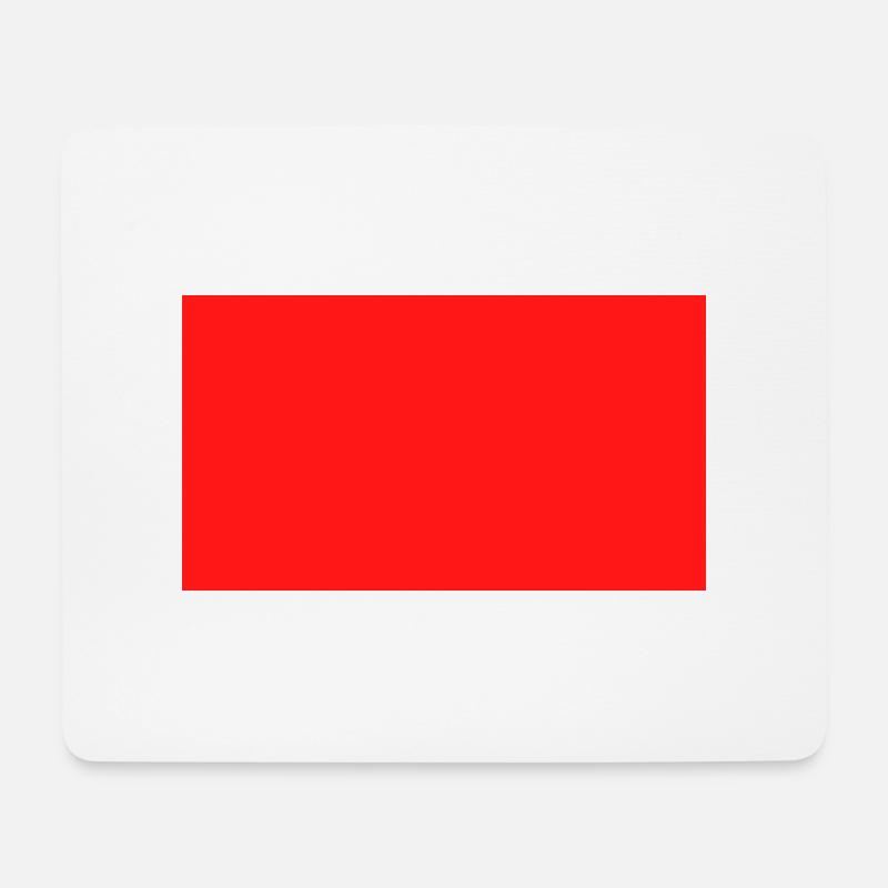 einfach rotes tshirt - Mousepad (Querformat) - Weiß