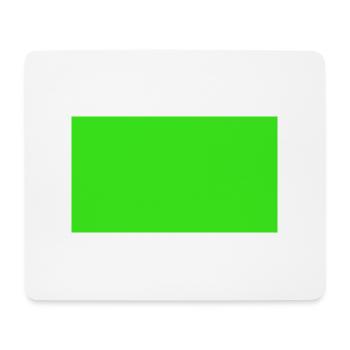 Einfach grünes tshirt - Mousepad (Querformat) - Weiß - Vorne