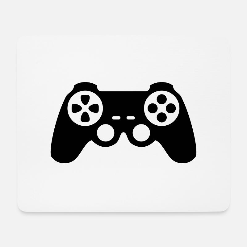 Controller - Mousepad (Querformat) - Weiß