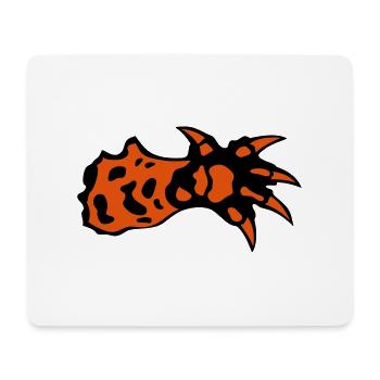 cheetah animal claw paw 1 - Mouse Pad (horizontal) - white - Front