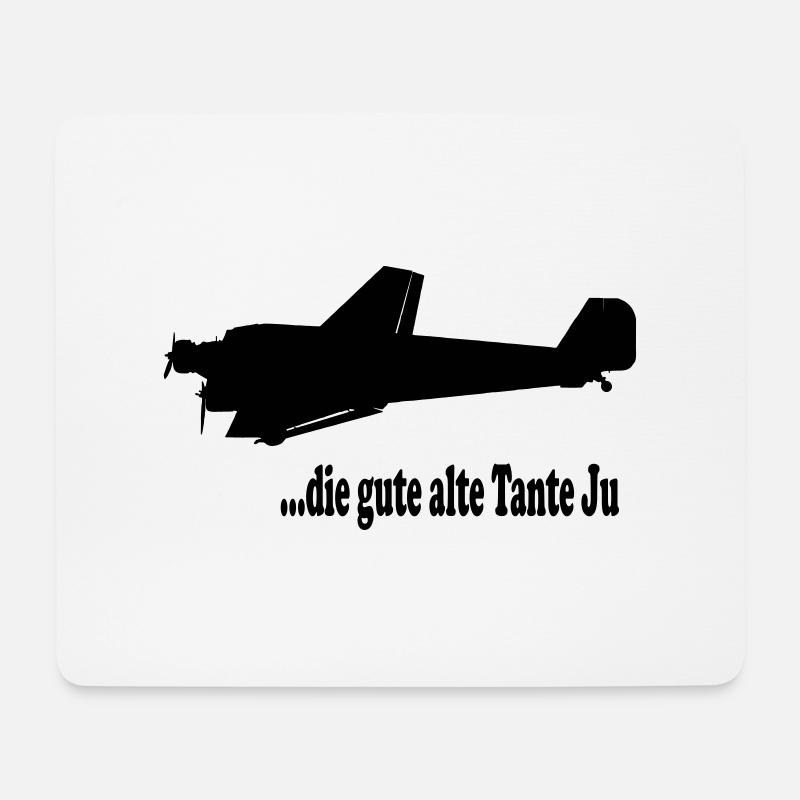 Tante Ju - Mousepad (Querformat) - Weiß