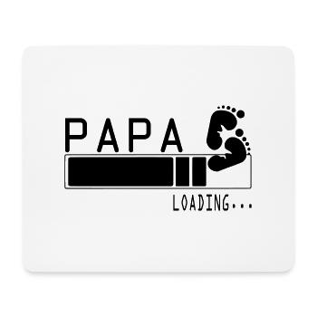 Papa - Mousepad (Querformat) - Weiß - Vorne