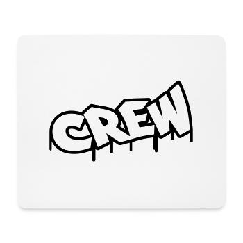 crew - Tapis de souris (format paysage) - blanc - Devant