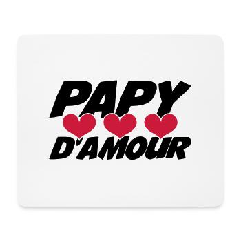 Papy d'amour ! - Tapis de souris (format paysage) - blanc - Devant