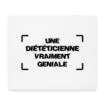 Diététicien / Diététicienne / Diététique / Sport - Tapis de souris (format paysage) - blanc - Devant