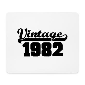 vintage 1982 - Mousepad (Querformat) - Weiß - Vorne
