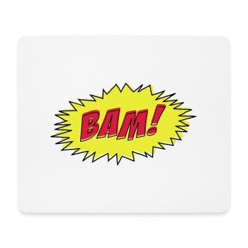 Comic Book BAM! - Mouse Pad (horizontal) - white - Front