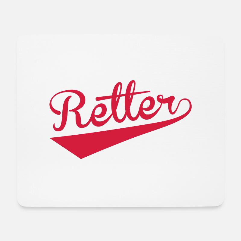 Erste Hilfe / Retter / Retterin / Arzt - Mousepad (Querformat) - Weiß