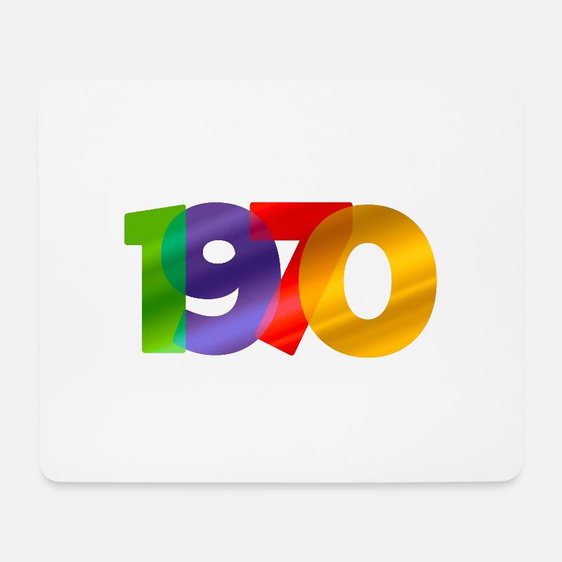 1970 Geburtsjahr - Mousepad (Querformat) - Weiß