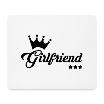 Amour / Saint Valentin / Coeur / Bébé / Love - Tapis de souris (format paysage) - blanc - Devant