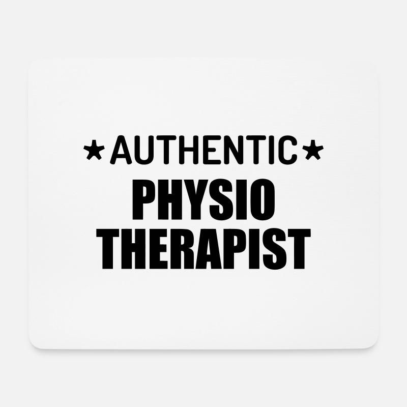 Krankengymnast / Krankengymnastin / Physio / - Mousepad (Querformat) - Weiß