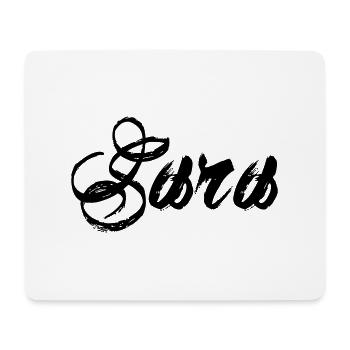 Sara - Tapis de souris (format paysage) - blanc - Devant