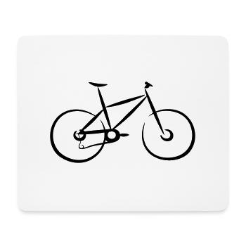Cycling, Bike, Bicycle - Tapis de souris (format paysage) - blanc - Devant