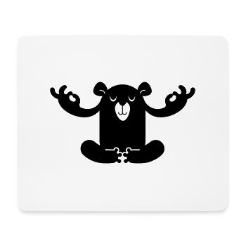 yoga - Mouse Pad (horizontal) - white - Front