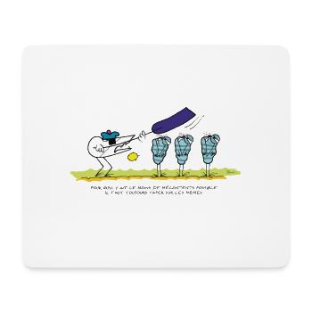 Motto of Sailor Shadoks - Mouse Pad (horizontal) - white - Front