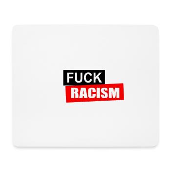 baiser le racisme contre le racisme - Tapis de souris (format paysage) - blanc - Devant