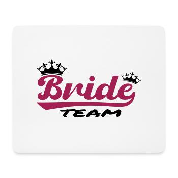 Team Bride - Mouse Pad (horizontal) - white - Front