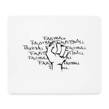 Fistball3 - Mouse Pad (horizontal) - white - Front