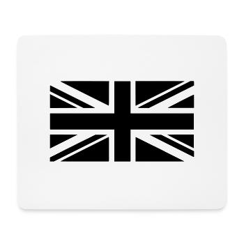 Union Jack - UK Great Britain Tactical Flag - Mouse Pad (horizontal) - white - Front