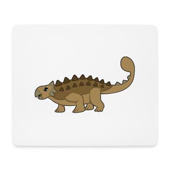 Ankylosaure - Tapis de souris (format paysage) - blanc - Devant