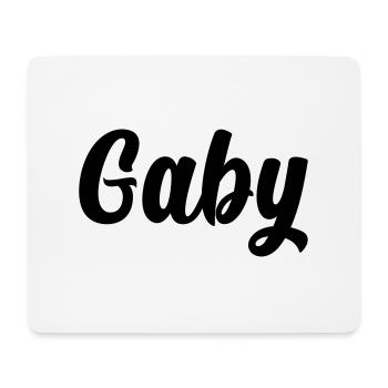 Gaby - Mousepad (Querformat) - Weiß - Vorne