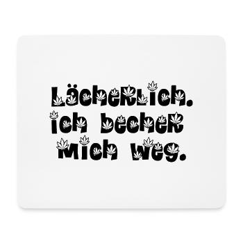 Party feiern Festival bechern saufen Alkohol - Mousepad (Querformat) - Weiß - Vorne