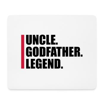 Uncle Godfather Legend Zitat - Mousepad (Querformat) - Weiß - Vorne