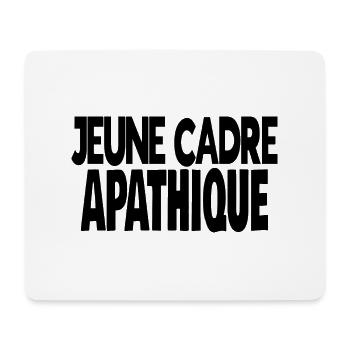 jeune cadre apathique - Tapis de souris (format paysage) - blanc - Devant