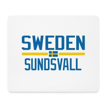 Sweden Sundsvall - Mouse Pad (horizontal) - white - Front