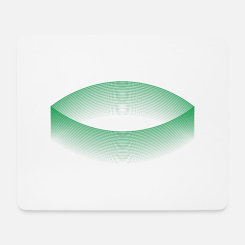 Stadion der Träume (grün) - Mousepad (Querformat) - Weiß