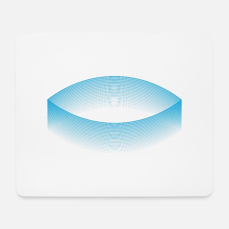 Stadion der Träume (blau) - Mousepad (Querformat) - Weiß