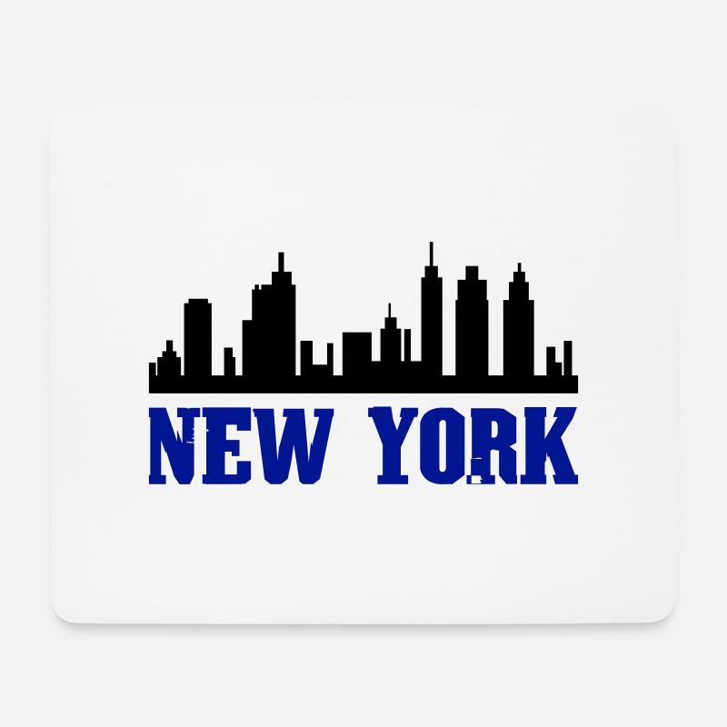 New York - Mousepad (Querformat) - Weiß