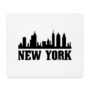 New York - Tapis de souris (format paysage) - blanc - Devant