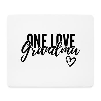 EINE LIEBE OMA. OMA GESCHENK. - Mousepad (Querformat) - Weiß - Vorne